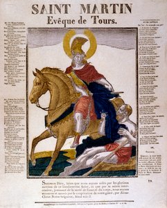 St. Martin von Tours, 4. Jahrhundert, 19. Jahrhundert von Unbekannt