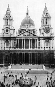 St. Pauls Kathedrale, London, frühes 20. Jahrhundert