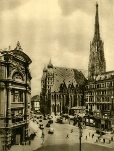 Stephansdom, Wien, Österreich, um 1935