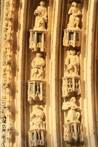 Archivolte des Stephansdoms. Details, Bourges, Frankreich von Unbekannt