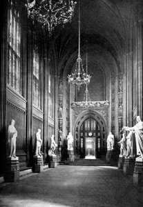 St. Stephens Hall, Palace of Westminster, London, ca. 1905
