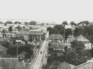 St Vincent Street, Port of Spain, Trinidad, 1895 von Unbekannt