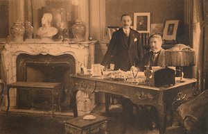 Mitarbeiter der kubanischen Botschaft in Brüssel, Belgien, 1927