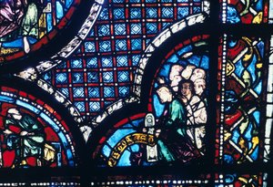 Buntglasfenster, Kathedrale von Chartres, Frankreich, 1194-1260 von Unbekannt