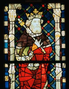 Buntglasfenster von König Knut, 15. Jahrhundert