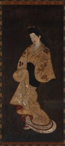 Stehende Figur eines Mädchens, Edo-Periode, 18. Jahrhundert