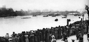 Start des Oxford und Cambridge Bootsrennens, London, 1926-1927 von Unbekannt