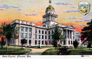 Staatskapitol, Lincoln, Nebraska, 1919