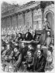 Staatsbesuch der Richter in der St. Pauls Kathedrale, 1875