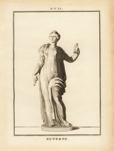 Statue der Euterpe, Muse der Musik in der griechischen Mythologie