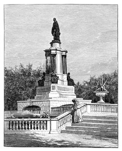 Statue von Prinz Albert, Denkmal der Großen Ausstellung, London von Unbekannt