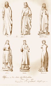 Statuen an der Außenseite der Gildehalle, 1783, 1886 von Unbekannt