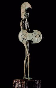 Statuette eines Kriegers, etruskisch