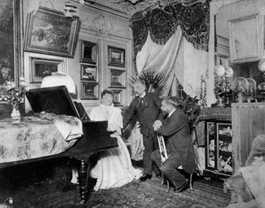 Stéphane Mallarmé, französischer Dichter und Kritiker, um 1890er Jahre