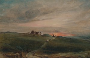 Stonehenge bei Sonnenuntergang, 1836
