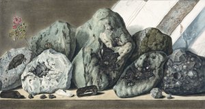 Steine und Kristalle vom Vesuv, ca. 1770