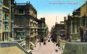 Strada Reale, Valletta Malta, 20. Jahrhundert