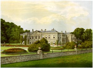 Studley Royal, Yorkshire, Heim des Marquess of Ripon, um 1880