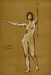 Studie für Die Tore der Morgenröte, 1900 von Unbekannt