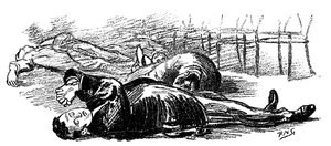 Personen, die durch den Klang eines Gongs hypnotisiert werden, 1891