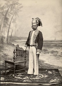 Sultan von Batjan, Pulau Bacan, Molukken, Indonesien