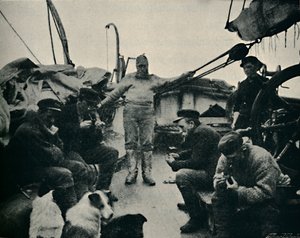 Sonntagnachmittag an Bord, 1895, 1897 von Unbekannt