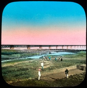 Sutlej-Brücke, Indien, spätes 19. oder frühes 20. Jahrhundert