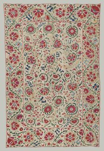 Suzani: Vorhang oder Bettüberwurf, um 1800