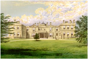 Swithland Hall, Leicestershire, Heim des Earl of Lanesborough, ca. 1880