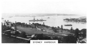 Sydney Harbour, Australien, 1928