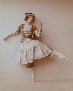 Tamara Karsavina, russische Ballerina, 1911