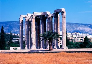 Tempel des Olympischen Zeus, Athen, Griechenland, 130 von Unbekannt