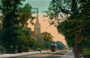 Tettenhall Road, Wolverhampton, ca. 1905 von Unbekannt