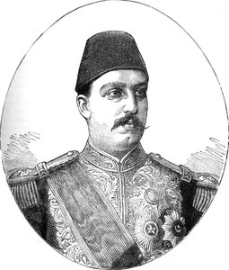 Tewfik, Khedive von Ägypten, um 1882