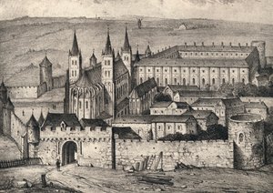 Die Abtei von St Germain-des-Prés im 14. Jahrhundert, 1915