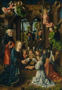 Die Anbetung des Christkindes, möglicherweise 1496-1502