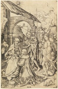 Die Anbetung der Könige von Unbekannt
