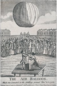 Der Heißluftballon, 1783 von Unbekannt