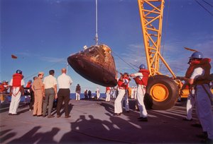 Das Apollo 10 Kommandomodul, 26. Mai 1969