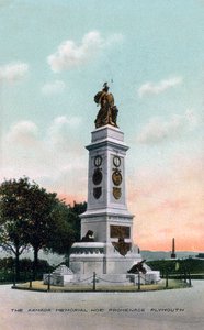 Das Armada-Denkmal, Hoe Promenade, Plymouth, Devon, frühes 20. Jahrhundert
