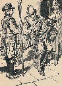 Die Verhaftung von Guy Fawkes, ca. 1907