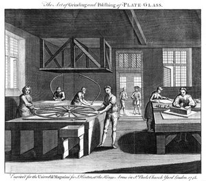 Die Kunst des Schleifens und Polierens von Flachglas, 1748