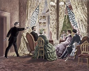 Die Ermordung von Abraham Lincoln, 1865