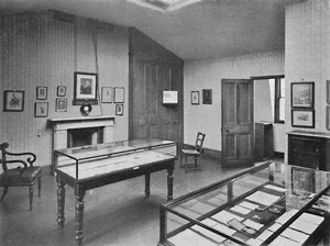 Das Dachboden-Studierzimmer, Carlyle House, Chelsea, 1904