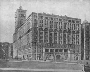 Das Auditorium, Chicago, Illinois, USA, um 1900