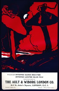 Werbung der Ault & Wiborg London Co., 1919