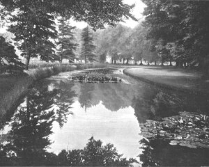 Der Backwater bei Hampton Court, Richmond, London, 1894