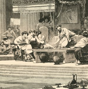 Das Bankett des Damokles, 1890