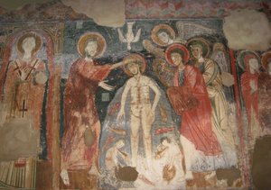 Die Taufe Christi, ca. 950 von Unbekannt