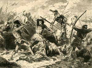 Die Schlacht von Agincourt, 1415, 1890